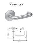 Yale CRR8802FL TRIM PACK Privacy, Bedroom or Bath Mortise Trim Pack