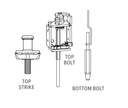 Adams Rite 8200 Narrow Stile Surface Vertical Rod Exit Device