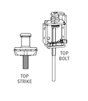 Adams Rite 8211T-36 Surface Vertical Rod Exit Device, Less Bottom Rod
