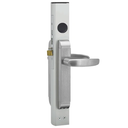 Adams Rite 2190-311-201 Dual Force Interconnected Deadbolt/Deadlatch w/ Electrified Trim Set - Curve Lever, Flat Strike, 1-1/8" Backset