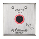 Alarm Controls NTB-2 Battery Powered No Touch Sensor w/ Double Gang Wall Plate