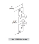 Accentra (Yale) 197F Jimmy Proof Deadlock, Single Cylinder, Flat Strike, Sprayed Brass Finish