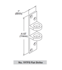 Yale 197 1/4F Jimmy Proof Deadlock, Double Cylinder, Flat Strike, Sprayed Bronze Finish