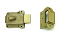 Accentra (Yale) 112 Heavy Duty Single Cylinder Auxiliary Deadbolt, Sprayed Brass Finish