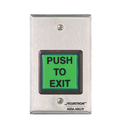 Securitron EEB2 Emergency Exit Button, Single Gang, Stainless Steel