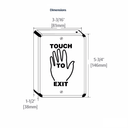 Securitron SP-1 Touch Sense Plate, Request to Exit Switch