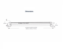 Securitron DSB-CLI Dual Sense Egress Bar, Illuminated, Clear Anodized