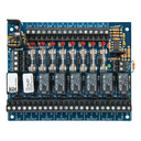 Securitron PDB-8F8R Power Distribution Board, 8 Glass Fused Outputs w/ Relays, Fire Trigger