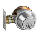 Falcon D121P Single Cylinder x Rose Deadbolt