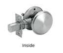 Falcon D261M Thumbturn, Inside x Rose Deadbolt
