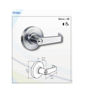 Arrow QL02-SR Grade 1 Privacy Cylindrical Lock, Rigid Lever Function