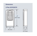 Dormakaba E-Plex E5070-626-41 Stand Alone Access Controller, Satin Chrome Finish