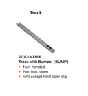 LCN 2016-BUMPER Concealed Standard Track Door Closer w/ Bumper, In Frame, Size 6