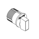 Falcon 985T 09897-000 1-1/8" Thumbturn Mortise Cylinder, Falcon M Non-Deadbolt Functions Cam