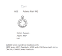 Corbin Russwin 1070-112-A03-6 626 1-1/2" 6-pin LFIC Mortise Housing w/ A03 Adams Rite Cam