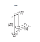 Corbin Russwin ML2069 LSM Institutional Privacy Mortise Lock