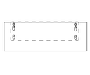 Norton 8549 Metal Cover Drop Plate Kit, Narrow Top Rail for 8000 Series
