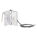 SDC PTH-4Q 4.5" by 4.5" 4 Conductor Power Transfer Hinge at 1 Amp, Satin Stainless Steel Finish