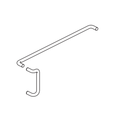 Kawneer KW137700 Arch Classic CO-9 PULL/CP-II Push Package for Single Acting 3'0" Door