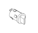 Schlage 11-110 Spring Latch for A Series w/ 2-3/8" Backset, Circular Drive-In, 1" Diameter