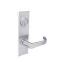 Arrow BM37 BRH 26D Double Classroom Mortise Lock w/ BR Lever and H Escutcheon, Satin Chrome Finish
