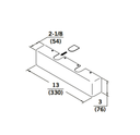 Dormakaba FCSL Full Plastic Slotted Cover