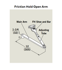 Dormakaba MOD FH Friction Hold Open Arm
