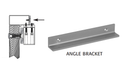 RCI AB-711 28 Angle Bracket for 8371 Electromagnetic Lock, 1-1/2" x 1" x 9-3/8", Brushed Aluminum Finish
