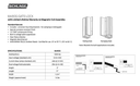 Schlage Electronics M490G Gate Electromagnetic Lock, 1500 lbs. Holding Force