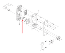 Schlage Electronics 47258543 AD/CO Series Exterior Spring Cage with Fasteners for Cylindrical/Mortise Locks