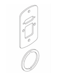 Schlage Electronics 23599368-626 Interior Shim Plate for CO Series, Satin Chrome Finish