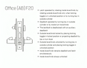 BEST 45H7AB 14R 626 Office Mortise Lever Lock w/ 14 Lever and R Rose, Satin Chrome Finish