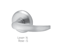 BEST 45H7T 14S 626 Dormitory Mortise Lever Lock w/ 14 Lever and S Rose, Satin Chrome Finish