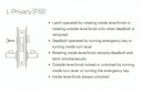 BEST 45H0L 15M Privacy Mortise Lever Lock w/ 15 Lever and M Escutcheon