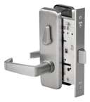 BEST 45H0LT 15J 626 Privacy Mortise Lever Lock w/ 15 Lever and J Escutcheon, Satin Chrome Finish