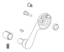 Von Duprin 050136 55 Rim/Mortise/Concealed Vertical Lever Arm Kit, Right Handed