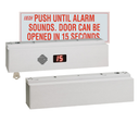 SDC 1511TNAKV Tandem ExitCheck Delayed Egress EMLock, NFPA 101, Selectable Egress Delay, Built-In Keyswitch, Satin Aluminum Finish