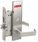 Schlage L9444 06N OS-OCC Bath/bedroom Privacy Mortise Lock w/ Deadbolt, Exterior Vacant/Occupied Indicator