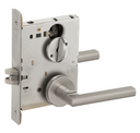 Schlage L9040 LATA Bed Bathroom Privacy Mortise Lock, w/ Latitude Lever and A Rose