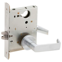 Schlage L9040 LATA Bath/Bedroom Privacy Mortise Lock, w/ Latitude Lever and A Rose