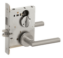 Schlage L9440 LATA Privacy with Deadbolt Mortise Lock, w/ Latitude Lever and A Rose