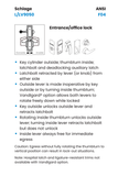 Schlage L9050J LATA Entrance Office Mortise Lock, FSIC Less Core w/ Latitude Lever and A Rose