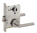 Schlage L9082B LATA Institution Mortise Lock, SFIC Prep Less Core w/ Latitude Lever and A Rose