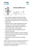 Schlage L9082B LATA Institution Mortise Lock, SFIC Prep Less Core w/ Latitude Lever and A Rose
