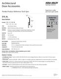 Pemko 315DN Door Bottom Sweep, Neoprene Insert, Dark Bronze Finish