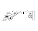 Accentra (Yale) 289A Soffit Plate, Non-Hold Open For 3301, 3501, 51 Series