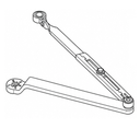 Accentra (Yale) 400-1A J Top Jamb Arm Assembly Non-Hold Open for 51, 3000 and 4400 Series