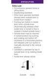 Accentra (Yale) PB4707LN 626 Grade 1 Entry Cylindrical Lever Lock, Satin Chrome Finish