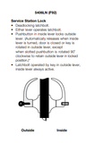 Yale AU5406LN Grade 1 Service Station Cylindrical Lever Lock