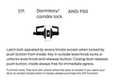 Falcon T571BD D Dormitory Cylindrical Lever Lock, Accepts Small Format IC Core, Dane Style